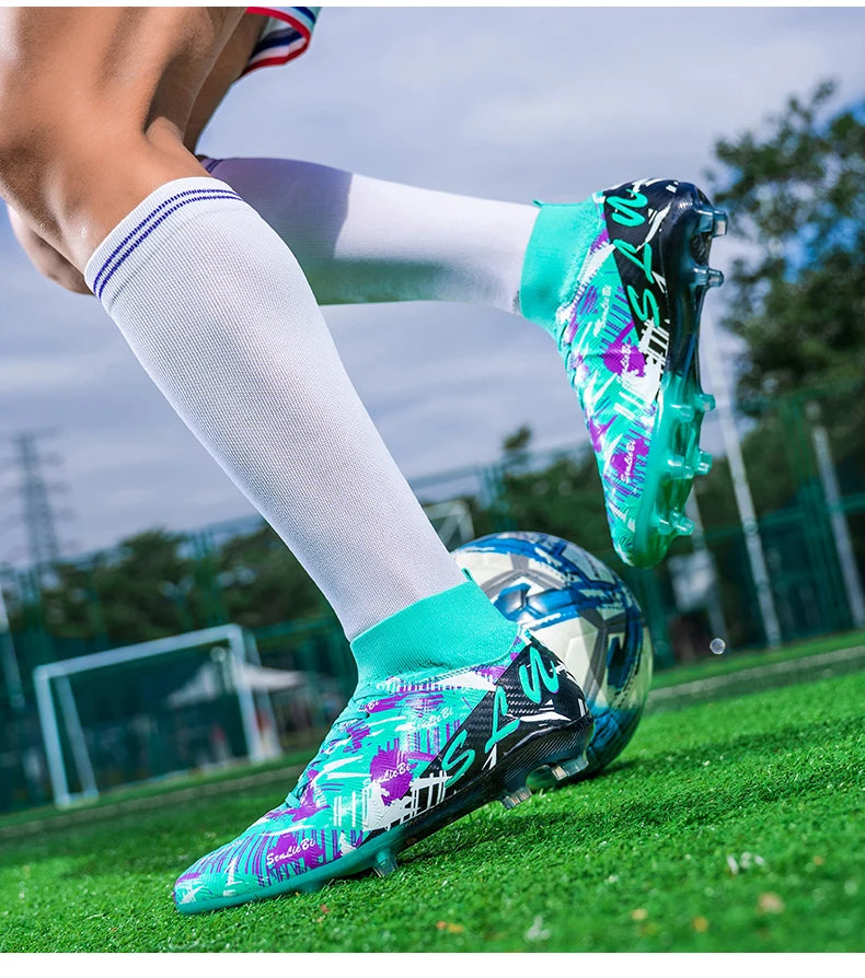 Zapatos de fútbol, botines de fútbol antideslizantes FG,