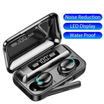 Auriculares inalámbricos F9 LED Dislpaly Binaural TWS Auriculares inalámbricos con Bluetooth auriculares Bluetooth con reducción de ruido impermeables