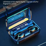 Auriculares inalámbricos F9 LED Dislpaly Binaural TWS Auriculares inalámbricos con Bluetooth auriculares Bluetooth con reducción de ruido impermeables