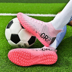Botas de fútbol unisex, zapatos antideslizantes