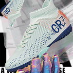 Botas de fútbol unisex, zapatos antideslizantes