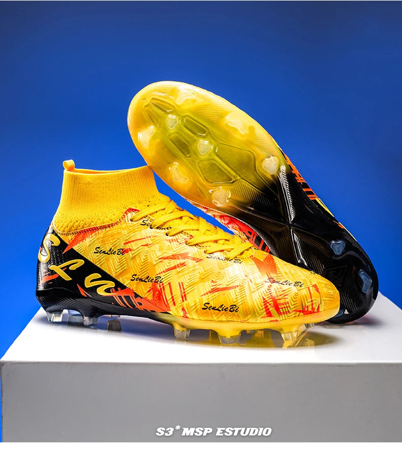 Zapatos de fútbol, botines de fútbol antideslizantes FG,