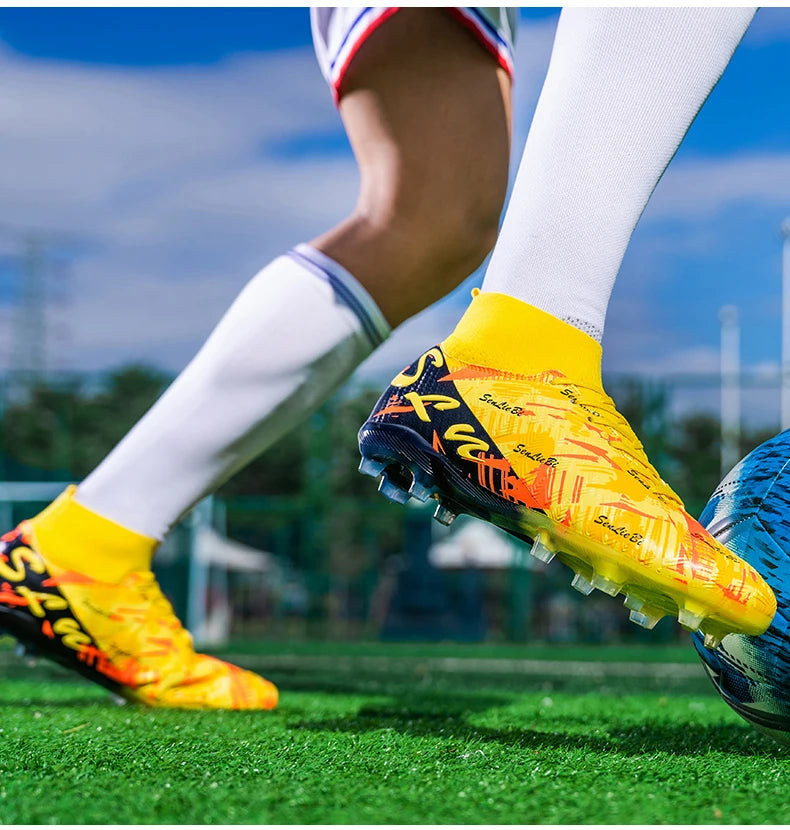 Zapatos de fútbol, botines de fútbol antideslizantes FG,