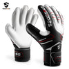 Guantes de portero de portero para jóvenes y adultos, agarre fuerte para ahorrar más resistente, con protección de dedo y látex de 4 + 3MM