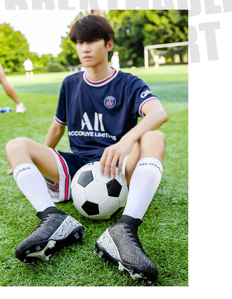 Botas de campo de fútbol profesionales