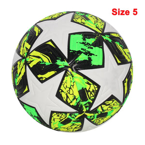 2025 Pelotas de fútbol Tamaño estándar 5 Tamaño 4 Pelotas sin costuras de alta calidad Material de PU Entrenamiento de fútbol al aire libre Juego de partido futbol