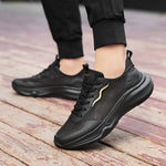 Tenis deportivos, de suela gruesa antideslizantes de malla para correr, ligeras y cómodas