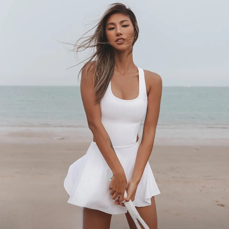 Vestidos deportivos para mujer, ropa deportiva de verano, 2025