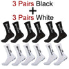 Calcetines deportivos antideslizantes para hombre, medias de fútbol cómodas y transpirables con parte inferior de silicona para correr, absorbentes del sudor, de secado rápido, 1/6 pares