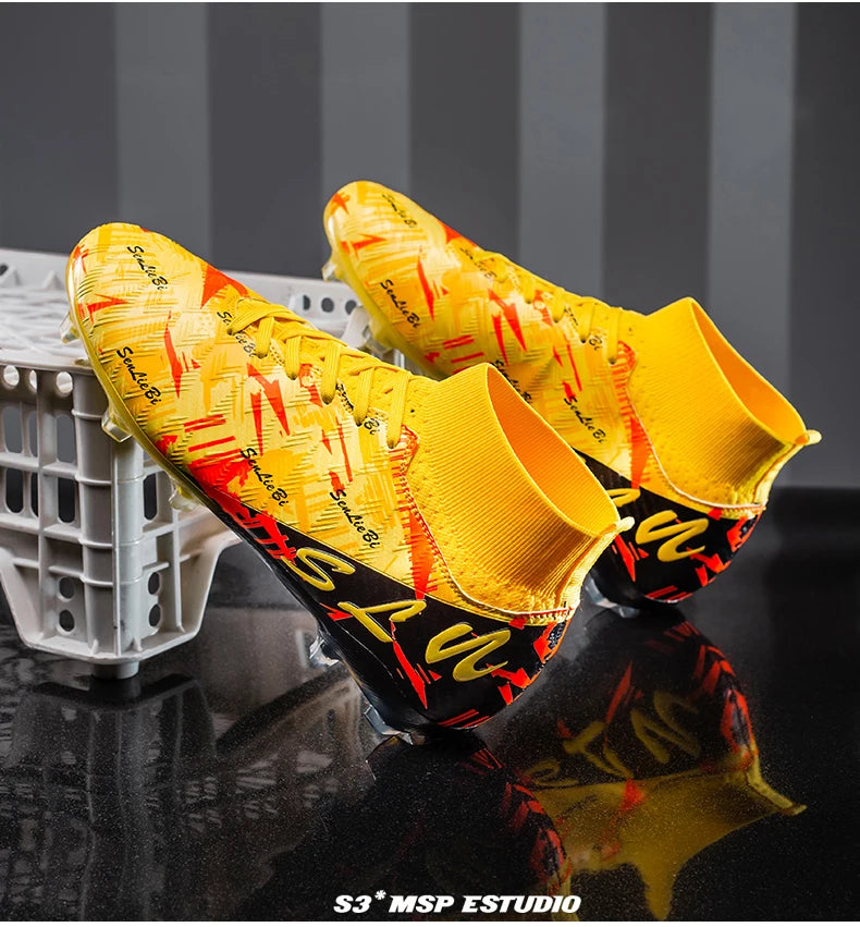 Zapatos de fútbol, botines de fútbol antideslizantes FG,