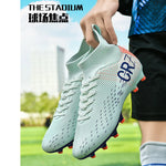 Botas de fútbol unisex, zapatos antideslizantes