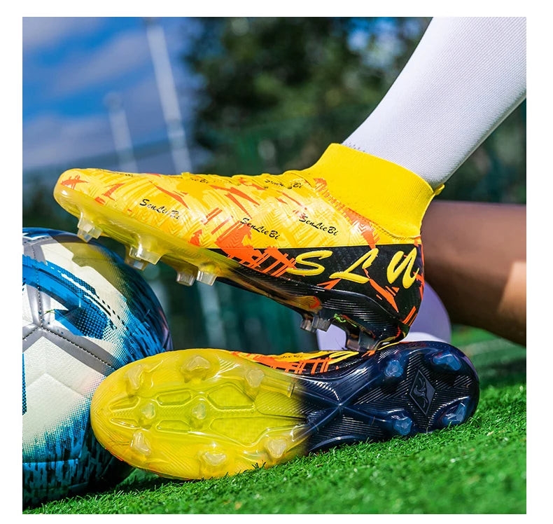 Zapatos de fútbol, botines de fútbol antideslizantes FG,