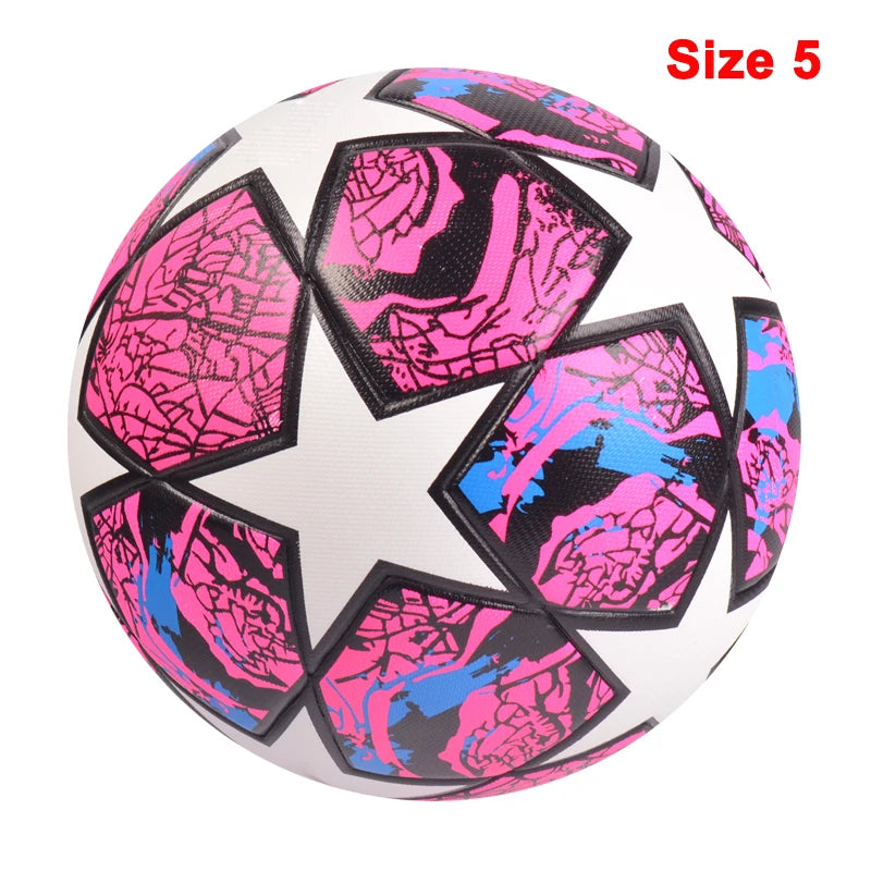 2025 Pelotas de fútbol Tamaño estándar 5 Tamaño 4 Pelotas sin costuras de alta calidad Material de PU Entrenamiento de fútbol al aire libre Juego de partido futbol