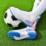Botas de fútbol unisex, zapatos antideslizantes