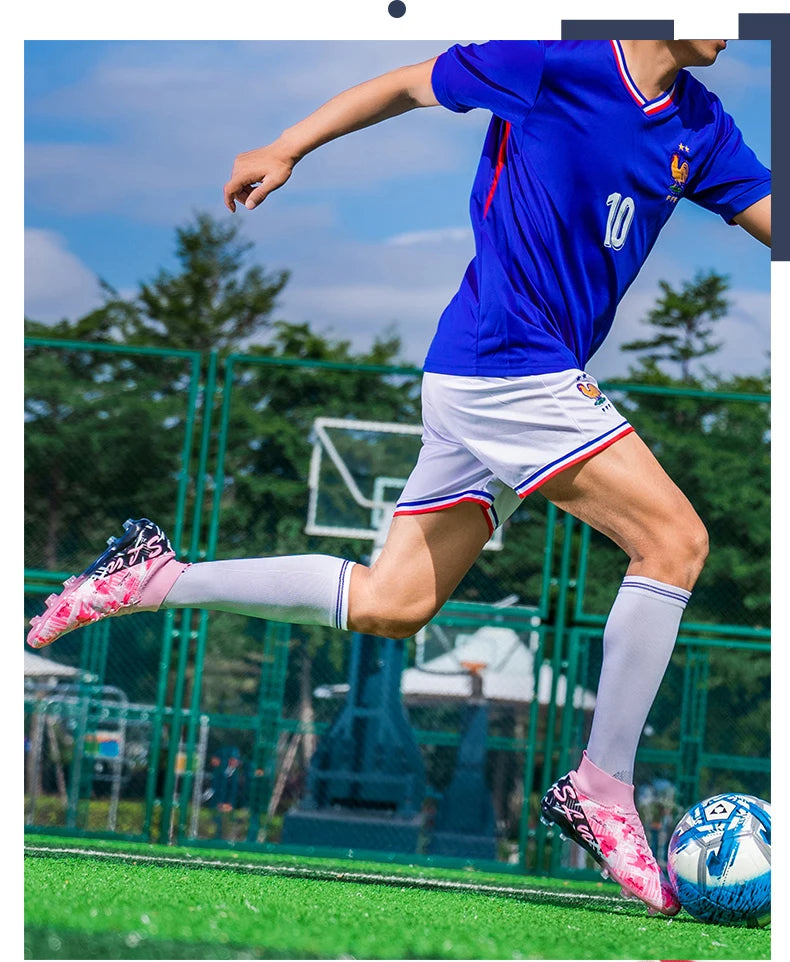 Zapatos de fútbol, botines de fútbol antideslizantes FG,
