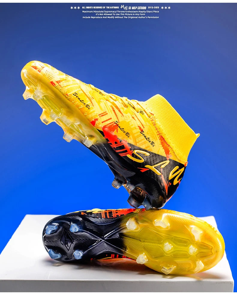 Zapatos de fútbol, botines de fútbol antideslizantes FG,