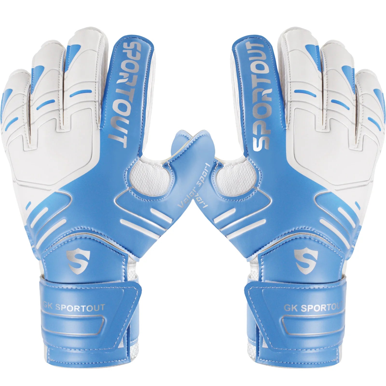Guantes de portero de portero para jóvenes y adultos, agarre fuerte para ahorrar más resistente, con protección de dedo y látex de 4 + 3MM