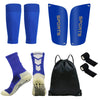 Juego de 5 uds. De calcetines de fútbol con cordón, protectores de piernas para hombres y mujeres, espinillera para entrenamiento deportivo, cubierta para piernas, agarre, calcetines de fútbol, vendaje