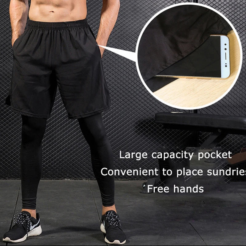 Pantalones deportivos para hombre, chándales atléticos