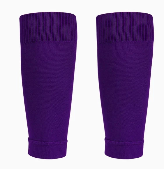 1 par de calcetines de pantorrilla de fútbol protectores de fútbol calcetines largos de fútbol protector de pie calcetines fijos calcetines de protección de pantorrilla al aire libre