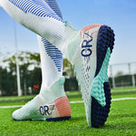 Botas de fútbol unisex, zapatos antideslizantes