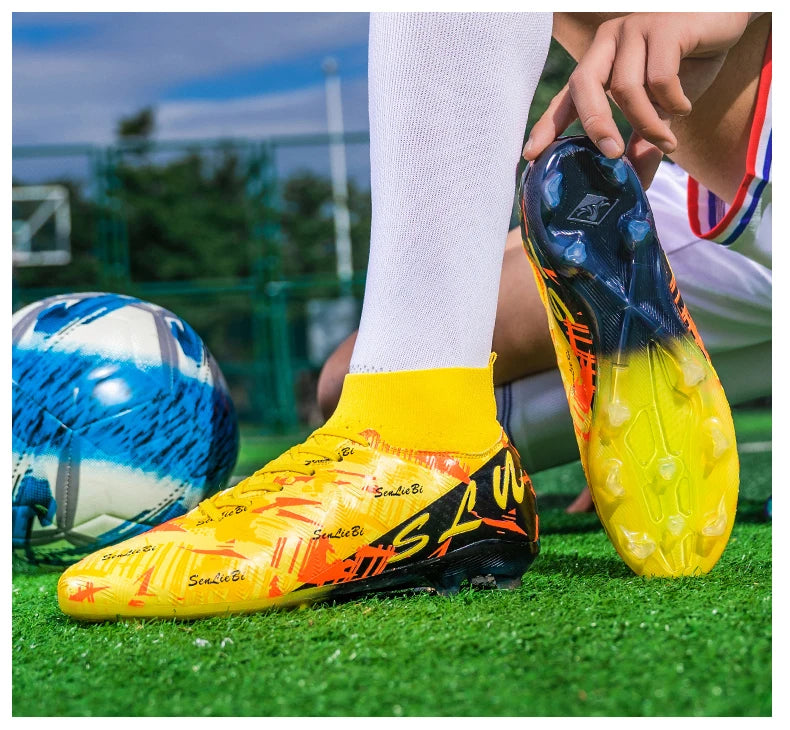 Zapatos de fútbol, botines de fútbol antideslizantes FG,