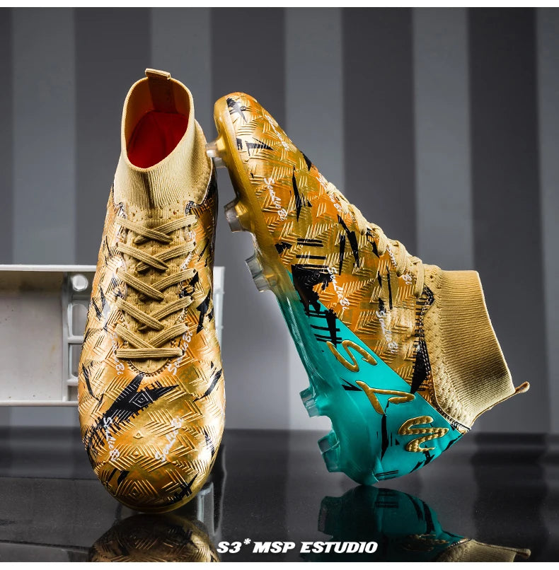 Zapatos de fútbol, botines de fútbol antideslizantes FG,