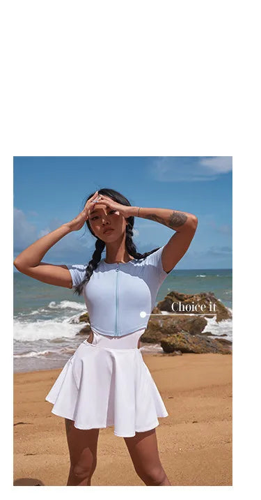 Vestidos deportivos para mujer, ropa deportiva de verano, 2025