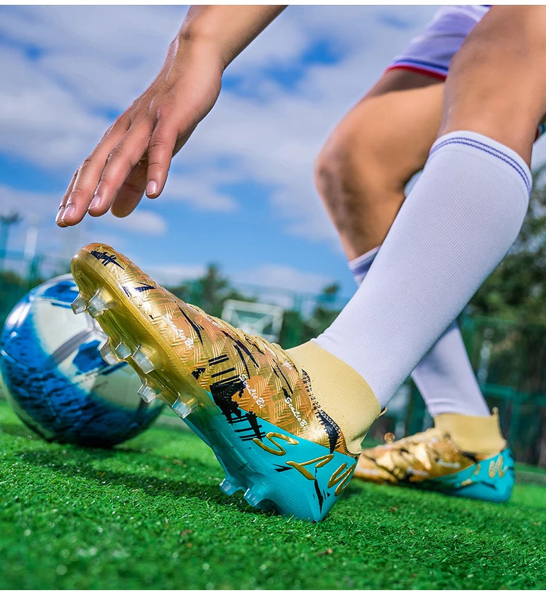 Zapatos de fútbol, botines de fútbol antideslizantes FG,