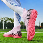 Botas de fútbol unisex, zapatos antideslizantes