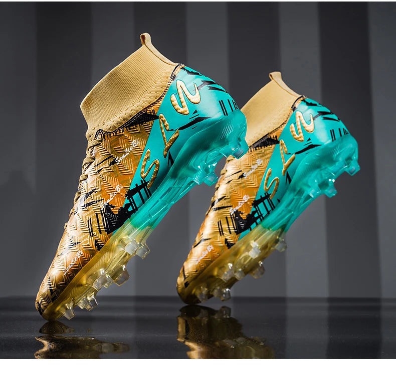 Zapatos de fútbol, botines de fútbol antideslizantes FG,