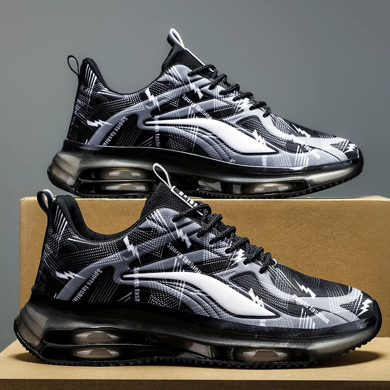 Tenis de moda con cojines de aire, cómodas y antideslizantes, transpirables y que absorben los golpes