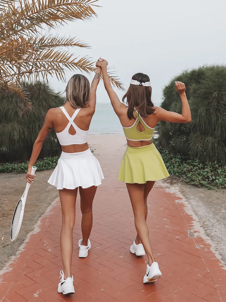 Vestidos deportivos para mujer, ropa deportiva de verano, 2025