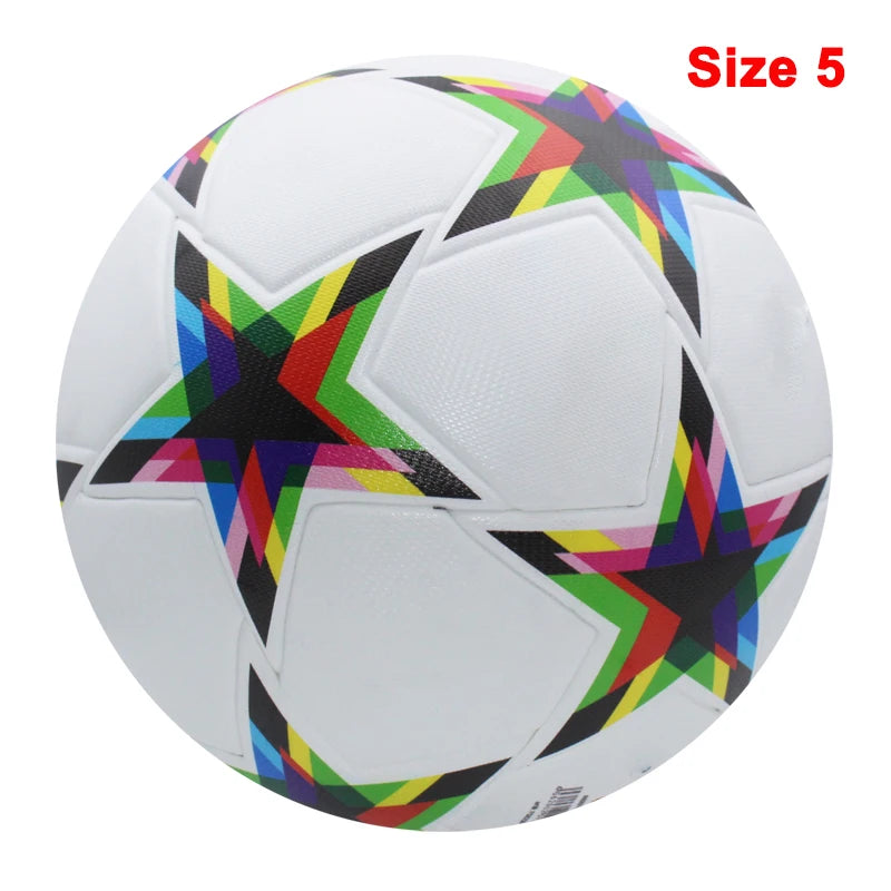 2025 Pelotas de fútbol Tamaño estándar 5 Tamaño 4 Pelotas sin costuras de alta calidad Material de PU Entrenamiento de fútbol al aire libre Juego de partido futbol