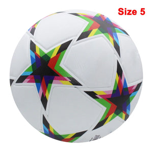 2025 Pelotas de fútbol Tamaño estándar 5 Tamaño 4 Pelotas sin costuras de alta calidad Material de PU Entrenamiento de fútbol al aire libre Juego de partido futbol