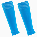 1 par de calcetines de pantorrilla de fútbol protectores de fútbol calcetines largos de fútbol protector de pie calcetines fijos calcetines de protección de pantorrilla al aire libre
