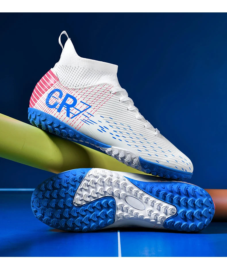 Botas de fútbol unisex, zapatos antideslizantes