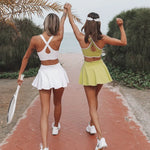 Vestidos deportivos para mujer, ropa deportiva de verano, 2025