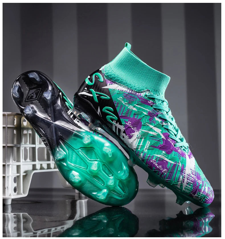 Zapatos de fútbol, botines de fútbol antideslizantes FG,