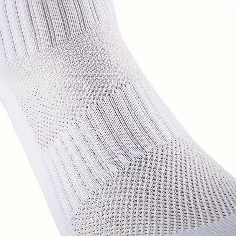 Calcetines deportivos antideslizantes para hombre, medias de fútbol cómodas y transpirables con parte inferior de silicona para correr, absorbentes del sudor, de secado rápido, 1/6 pares