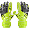 Guantes de portero de portero para jóvenes y adultos, agarre fuerte para ahorrar más resistente, con protección de dedo y látex de 4 + 3MM