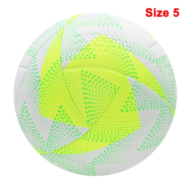 2025 Pelotas de fútbol Tamaño estándar 5 Tamaño 4 Pelotas sin costuras de alta calidad Material de PU Entrenamiento de fútbol al aire libre Juego de partido futbol