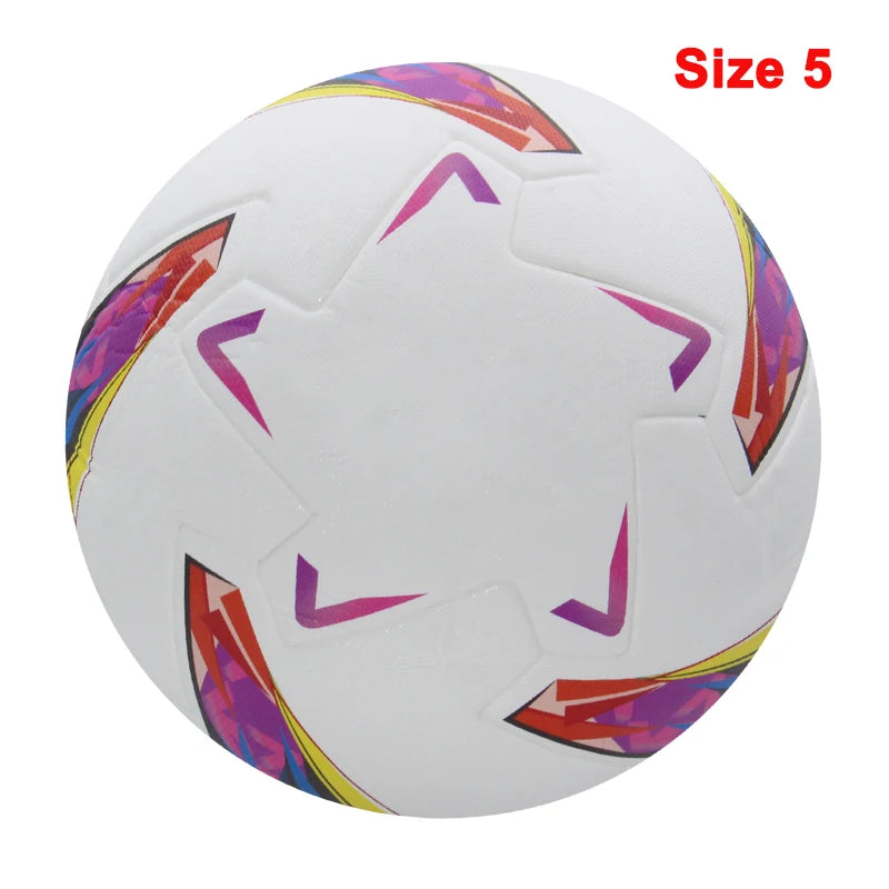 2025 Pelotas de fútbol Tamaño estándar 5 Tamaño 4 Pelotas sin costuras de alta calidad Material de PU Entrenamiento de fútbol al aire libre Juego de partido futbol