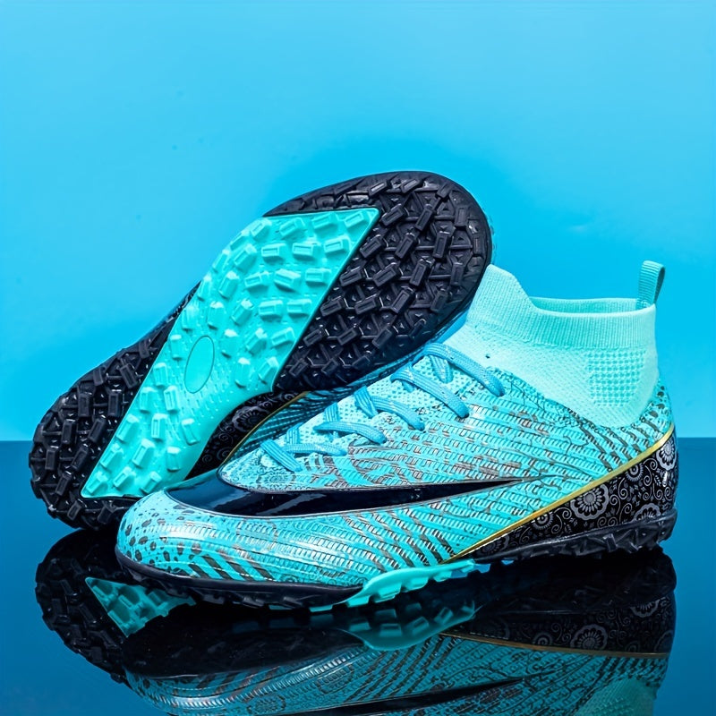 Tachones de Fútbol de Corte Alto, Ligeras y Transpirables, Antideslizantes