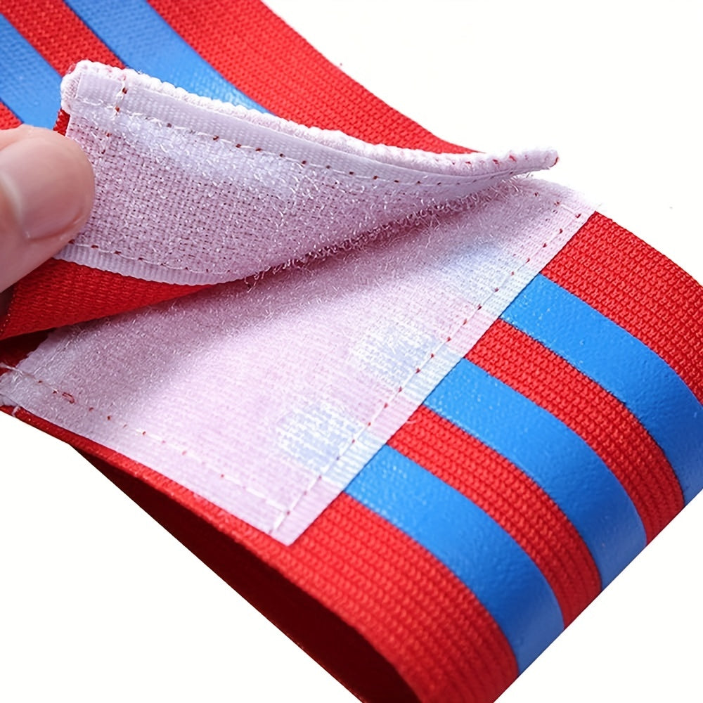1 Piece Adjustable Football Captain's Armband for Adults and Youth - Ideal for Multi-Sports, Senior and Junior Sizes Available