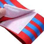 1 Piece Adjustable Football Captain's Armband for Adults and Youth - Ideal for Multi-Sports, Senior and Junior Sizes Available