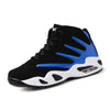 Men's Professional Basketball Shoes, Comfy High Top Breathable Non Slip Shock Absorption Lace Up Air Cushion Sneakers For Training Running Walking