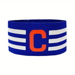 1 Piece Adjustable Football Captain's Armband for Adults and Youth - Ideal for Multi-Sports, Senior and Junior Sizes Available