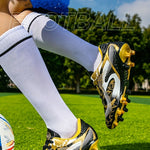 Non Slip Football Cleat With Spikes, Professional Comfy Outdoor Breathable Soccer Cleats & Shoes For Training Competition