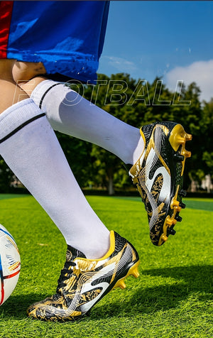 Non Slip Football Cleat With Spikes, Professional Comfy Outdoor Breathable Soccer Cleats & Shoes For Training Competition